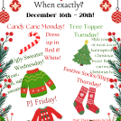 Christmas Spirit Week December 16-20